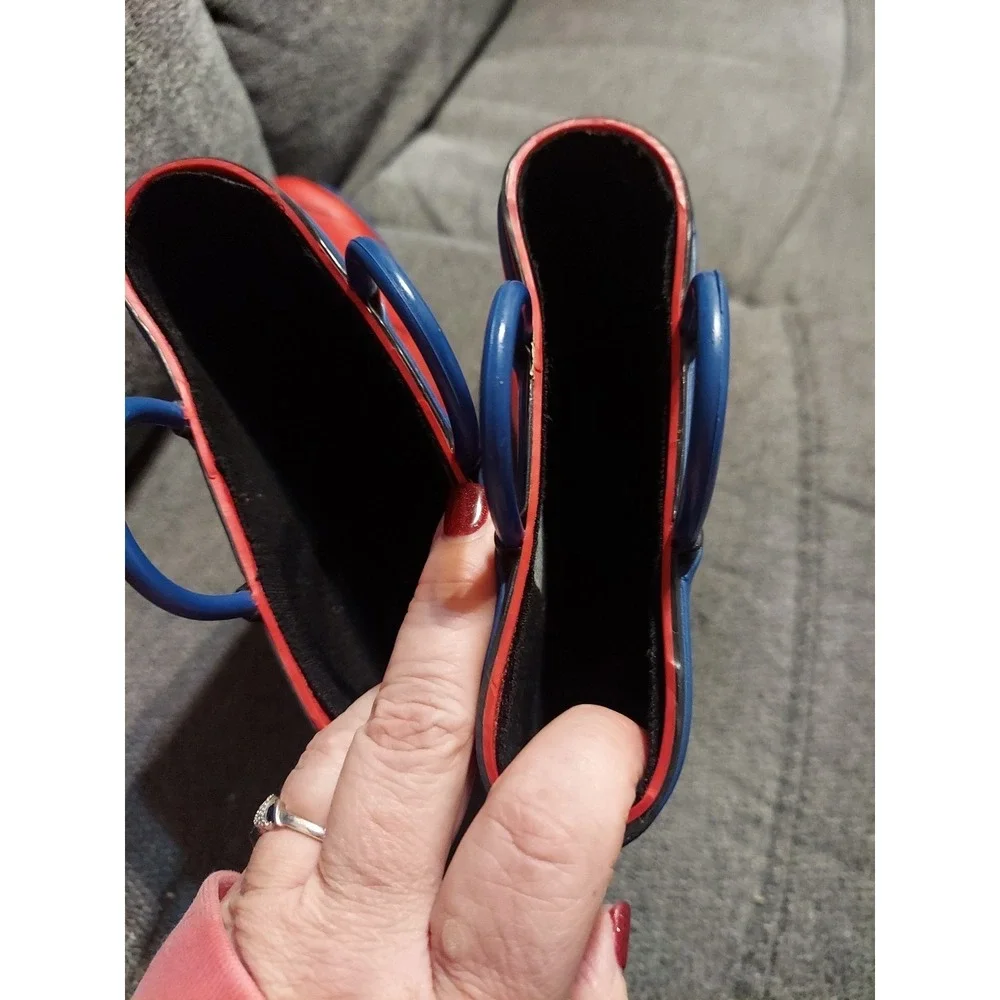 MARVEL SPIDERMAN‎ Toddler Boy's Multi-Size RAIN BOOTS Waterproof - Size 2-3